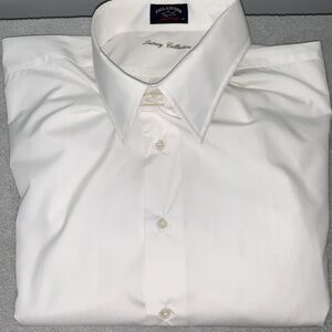 🥳BNWTags🥳 Paul & Shark Dress Shirt Size 47US or XXL. 100% Cotton French Cuffs